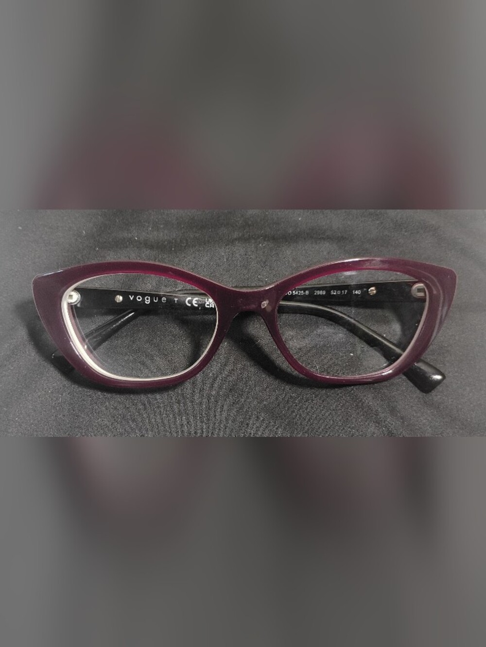 Vogue Eyewear VO5425B Dark Cherry  FRAMES ONLY Specs In Description